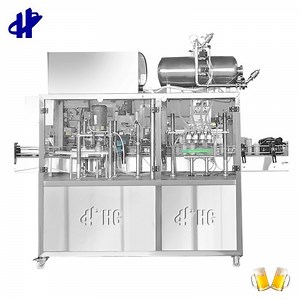 [Hot Item] Small Scale Filling Canning Machine Automatic Carbonated Beer Soft Drink Beverage Filling Packing Machine