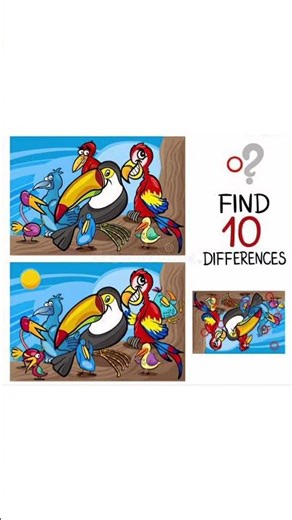 Find 10 Difference - Improve focus and memory 🧠* Sharpen your observation skills 👁️