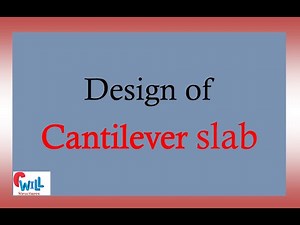 Design of Cantilever Slab | Civil Engineering