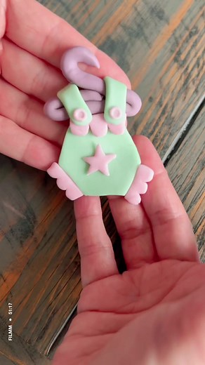 Adorable Baby-Themed Fondant Decorations for Cake Toppers
