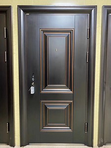 [Hot Item] Luxury Villa Exterior Main Entrance Doors Residential Steel Double Opening Door Designs