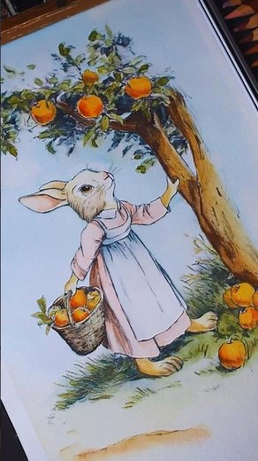 Cute Bunny Coloring 🐰 Relaxing Adult Coloring