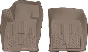 Amazon.com: Weathertech FloorLiner HP Custom Fit Floor Mats for Hyundai Santa Fe 1st Row (4516561IM), Tan : Automotive