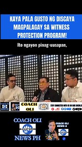 25K views · 1.1K reactions | Kaya pala gusto ng Discaya magpalagay sa Witness Protection Program! #coacholinewsph #coacholinews2 | COACH OLI News 2 | Facebook
