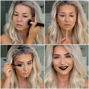 1.9M views · 9K reactions | A simple eye makeup look with the perfect bold lips! | MetDaan Makeup | Facebook