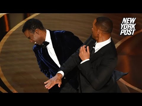 Will Smith slaps Chris Rock in face in wild, censored Oscars 2022 moment
