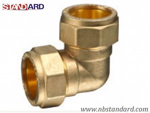 [Hot Item] Brass Compression Elbow Fittings with Oring for Copper Pipe