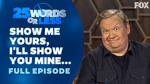Meredith dares Andy Richter to reveal what he's been hiding off camera under his pod. Catch up on FULL EPISODES! In this episode, it's actor and comedian Andy Richter vs star of The Good Place, Tiya Sircar. It’s the game show where LESS is MORE! Based on the iconic board game, “25 Words or Less” brings two celebrity-led teams together to face off in a fast paced word game hosted by Meredith Vieira! Who will take home the top prize of $10,000? Don’t miss out on the fun! FOLLOW us on Facbeook and 