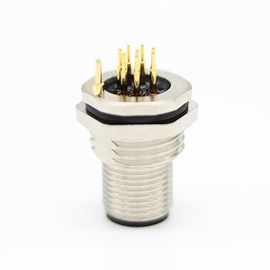 [Hot Item] Industrial M12 8-Pin Waterproof Connector for PCB Applications