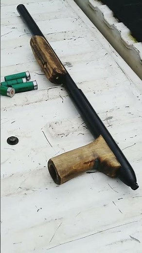 $10 Homemade gun. Easy diy 12 gauge slamfire shotgun. #slamfire #diyshotgun #homemadegun