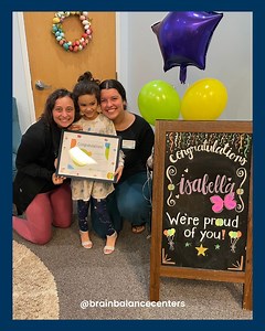 Another Brain Balance success story! Congratulations, Isabella! We are so proud of you for all of the hard work you have put into Brain Balance thus far! You have been a joy to work with, and have always brightened our days with your smiling face and stories about fairies. We can't wait to see you soon. Keep up the amazing work, girly! #brainbalancecenters #breakthroughs | Brain Balance of Utah | Facebook