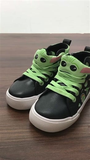 Step into the Star Wars universe with our Exclusive Mandalorian Grogu sneakers for kids and adults! 🚀👟 #Mandalorian #Grogu #StarWars #StarWarsShoes | Fun.com