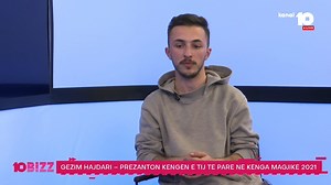 2.2K views | 10bizz -Gëzim Hajdari prezanton këngën e tij të parë në "Kënga Magjike 2021" | Kanal10 | Facebook
