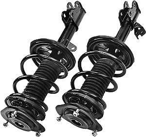 A-Premium Front Pair (2) Complete Suspension Strut & Coil Spring Assembly Compatible with Toyota Prius 2001 2002 2003