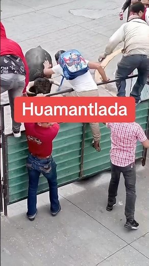 Huamantlada (2025) 🐂 TOROS en las CALLES | Tradición con ACCIDENTES