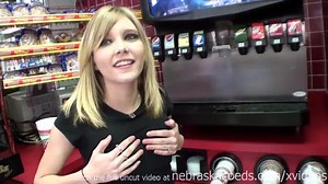 stunning teen blonde naked in public in college town lincoln nebraska