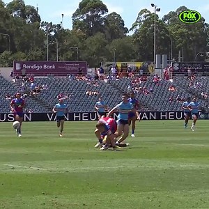 SHARK ATTACK 🦈 It may only be the pre-season... but the Sharkies are already producing highlight-reel tries 💥 📺 Watch #NRLKnightsSharks on ch.502 or stream on Kayo: bit.ly/3T0HgSF ✍️ BLOG bit.ly/3UKevem 🔢 MATCH CENTRE bit.ly/49E7cJu | Fox League