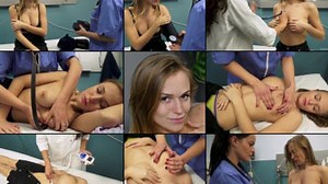 Aislin Shy Girl's First Heart Exam, BP, Stething, Palpations and Audible Heart Beat | Clips4sale