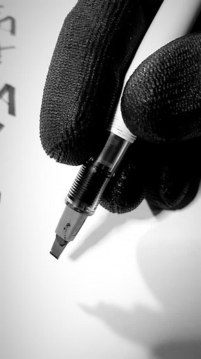 Prompt: “Lettering” (2x speed) blackletter calligraphy for Callivember. #justifiedink #calligraphy #callivember #callivemberchallenge #calligraphymasters @callivember @calligraphymasters #blackletter #lettering #gothic | Justified Ink