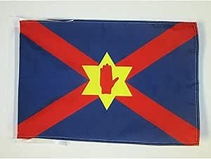 AZ FLAG Ulster Independence Movement Flag 18'' x 12'' cords - Northern Ireland nationalism SMALL flags 30 x 45cm - Banner 18x12 in