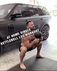 #workoutoftheday - single #kettlebell workout in the garage. - RDL x 12 Front Squat x 12 Single-Leg RDL x 6 each leg —3 sets— —1 min rest— - Nothing has changed. You still don’t need a full gym. Just a kettlebell and a little gumption! - Stay dangerous. - See you at the top! | Michael Chandler