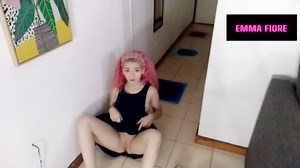 The babysitter sucks my cock and i cum in her mouth POV