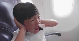 Girl Suffer Tinnitus Ear On Airplane: стоковое видео (без лицензионных платежей), 1041741466 | Shutterstock