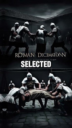 The Roman Army's Decimation: Rome's Ultimate Discipline 🩸 #romanarmy #discipline
