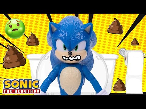 The Sonic House Episode 1 - Sonic in the Bathroom - Sonic the Hedgehog Stop Motion Adventures