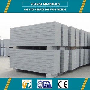 [Hot Item] Autoclaved Lightweight Concrete Wall Panel AAC/Alc Panel