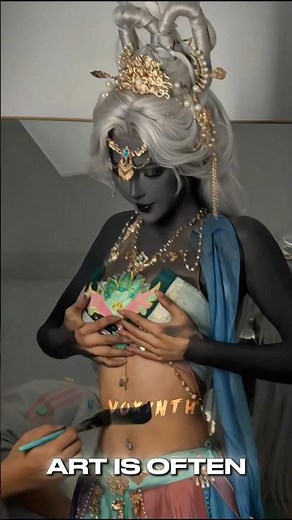 Incredible Body Painting Transformation 😱