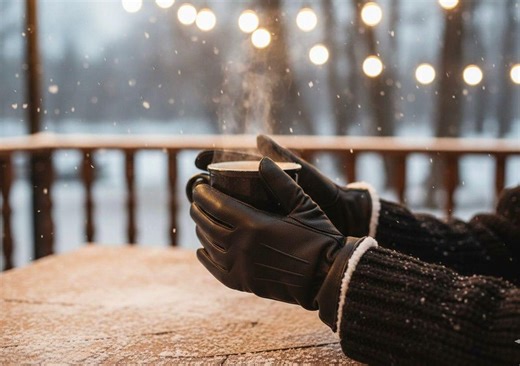 Premium Soft Leather Winter Gloves - Thick Rabbit Fur Interior - Windproof Hand Warmers - Elegant Thermal Gloves for Commuting & Driving - Etsy Australia