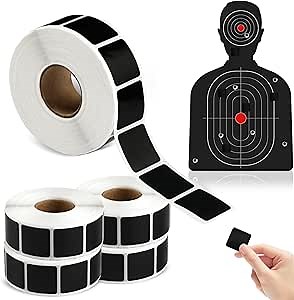 Target Pasters Target Stickers Square Uspsa Targets Cardboard Shooting Stickers Targets, Self-Adhesive Cardboard IPCS Targets(4000pcs)
