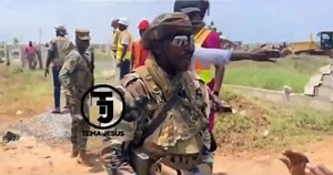 25K views · 366 reactions | A property developer identified as McDonald Owusu was left in frustration when the Greater Accra Regional Minister-led taskforce began a demolishing exercise on buildings in waterways at Sakumo Ramsar site in Tema West. The developer was seen on his knees pleading with the Minister to spare his building. #becauseeeeeei #KokonsaHemaa | Cila Adjoa Duffuor II | Facebook