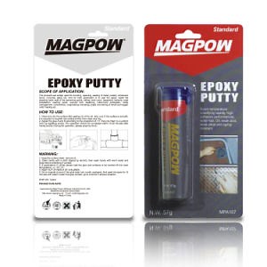 [Hot Item] Quick Set Steel Concrete Repairing Epoxy Putty Stick Grey, White Color