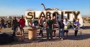 Mitigating the food problem in Slab City
