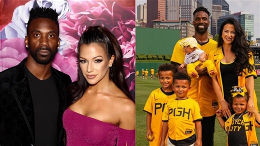 Andrew McCutchen's wife Maria rocks sequin tube bodycon dress and heels on date with Pirates legend and friends