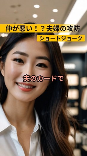 ショートストーリー【泣き笑い話】 on Instagram: "仲が悪い！？夫婦の攻防 #ジョーク #アメリカンジョーク #ブラックジョーク #笑える #笑える話 #面白い #面白い話 #冗談 #ショートショート"