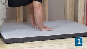 Everbilt Watershield Shower System 36 in. x 60 in. Waterproof Shower Pan with Off-Center Drain (Drain Assembly Included) EVB3660SBOC