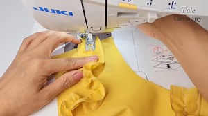 Ruffle neckline sewing techniques for beginners | DIY Tips Tale