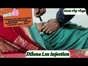 How to give an hip (i.m) intramascular injection videos.