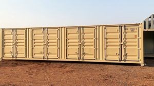 [Hot Item] 40FT High Cube Shipping Container with Side Door ISO Standard Storage Container