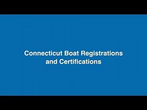 Boat Registrations & Certifications