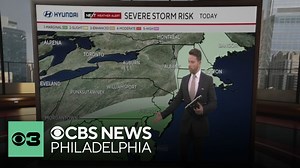 Showers and storms move out of the Philadelphia region as temperatures turn cool