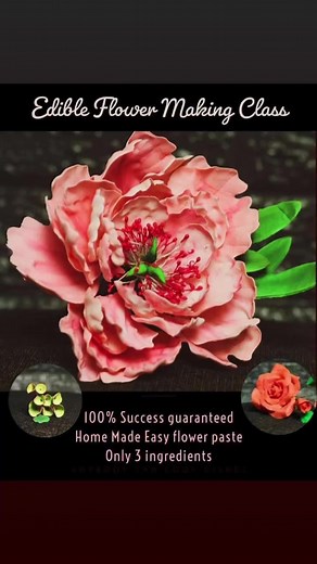 5 Days Homemade Easy Edible GumPaste Flower Making Class. June 16 to 20. Time 5.30pm to 8 pm. @Fee 2500(5Days class)https://wa.me/917722077050https://wa.me/919940457050WhatsApp 07722077050/9940457050 for detaiis How to make easy and effective GumPaste for flowersAll flowers will be made using homemade GumPasteHow to make homemade edible glueTECHNIQUES :Edible glue recipe.Wiring of petals.Veining of petals.Frilling .Dusting colours, how to give natural colour and look to flowers and leavesWe will
