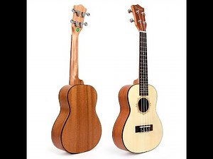Kmise solid spruce concert ukulele UK-24 review
