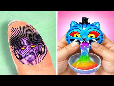 DIY Derpy Huntrix SLIME and Squishy Fidget Gadgets! 💙 K-Pop Demon Hunters Crafts