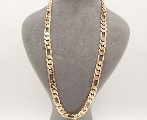 14k Gold Filled Figaro Chain Necklace: Waterproof Unisex Jewelry - Etsy