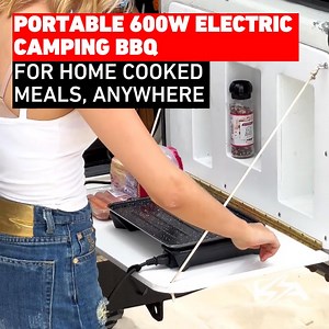 5 reasons why you need a KickAss Portable 600W Electric BBQ: ✅ Extremely Portable, w/ Free Carry Bag ✅ Reaches 240⁰C in just 2 Minutes ✅ Touch Enable Temperature Control ✅ Non-stick Easy to Clean ✅ Extremely Energy Efficient | KickAss Products