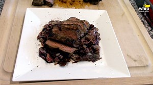 Chef Jae prepares a delicious rib eye over a bed of balsamic radicchio. A creative, fairly simple but delicious savory use of the versatile radicchio. Support for Cooking with Jae comes from The Chesapeake Retirement Community | WHRO Public Media